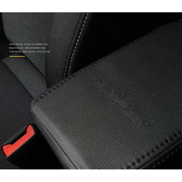 Car Armrest Box Cover For Polo MK6/Ibiza Typ 6F/Arona SUV 2018   Car Central Control Armrest Storage Box Pad
