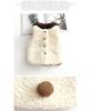 Thickened Cute Lambswool Vest for Infants, Unisex, Ages 1-3, Perfect for Autumn and Winter.