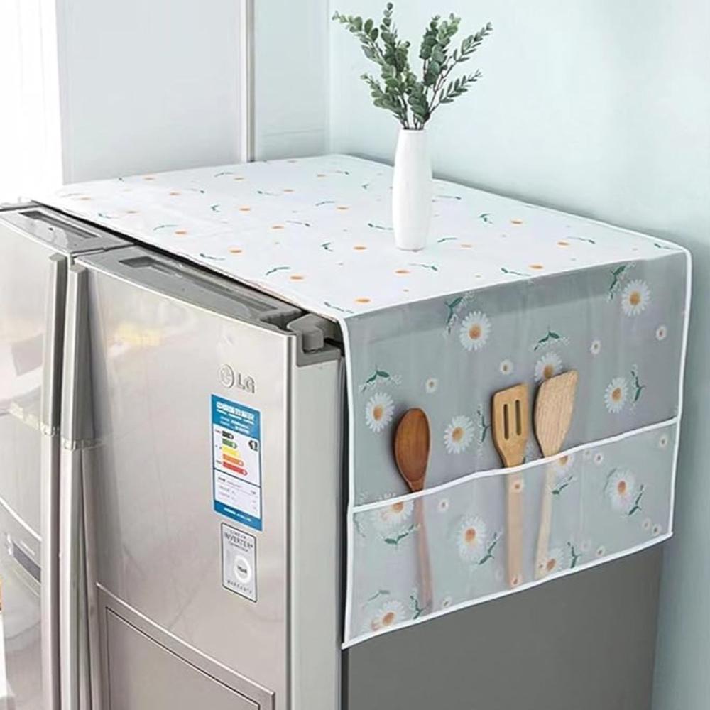 Dust Cover Special for Refrigerator, Waterproof Oil-Proof Home Fabric Sleeve, Multi-Function Organizer Dust Bag