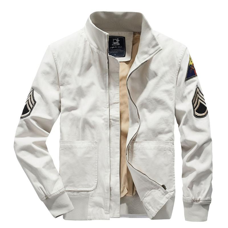 

Куртка мужская весна и осень новая красивая повседневная свободная мужская молодежная куртка большого размера 3XL