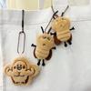 Creative Cockroach Plush Keychain Stuffed Animal Car Key Holder Backpack Pendant Key Chain Fun Gift Accessories
