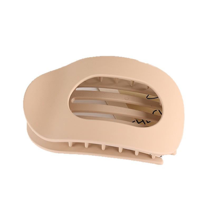 Curved Oval Updo Hair Claw - Temperament Shark Clip