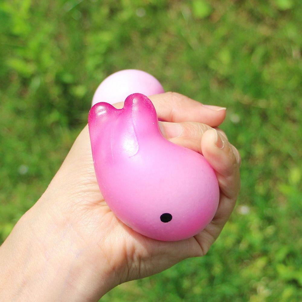 Rebound Squeeze Sensory Toy Color Changing Color-changing Toy Rabbit Pinch Le  Uncompressed Toy