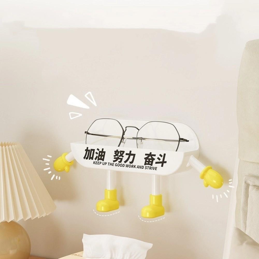 Plastic Glasses Storage Holder Portable Bathroom Glasses Rack Wall Mounted Holder  Space Saving
