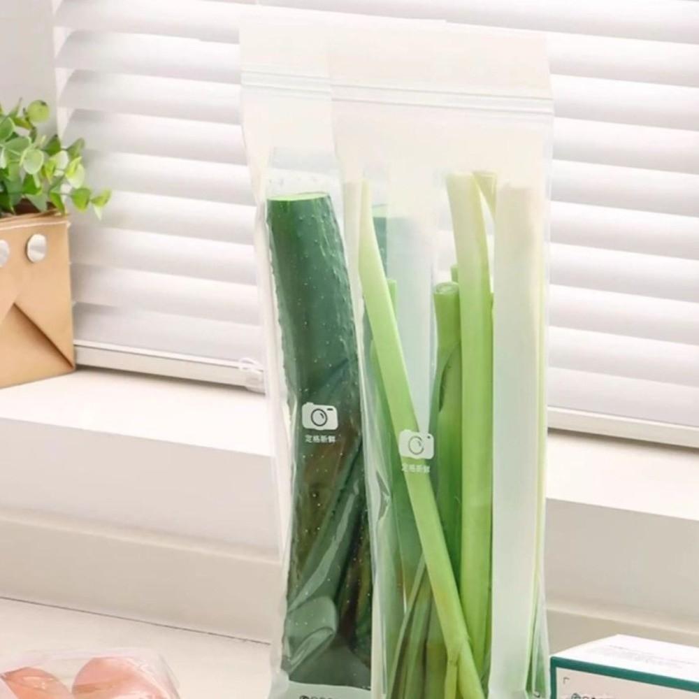 Transparent Fresh-keeping Bag Thickened Leak-Proof Food Preservation Bag Sealed Humidity Resistant Refrigerator Storage Bags