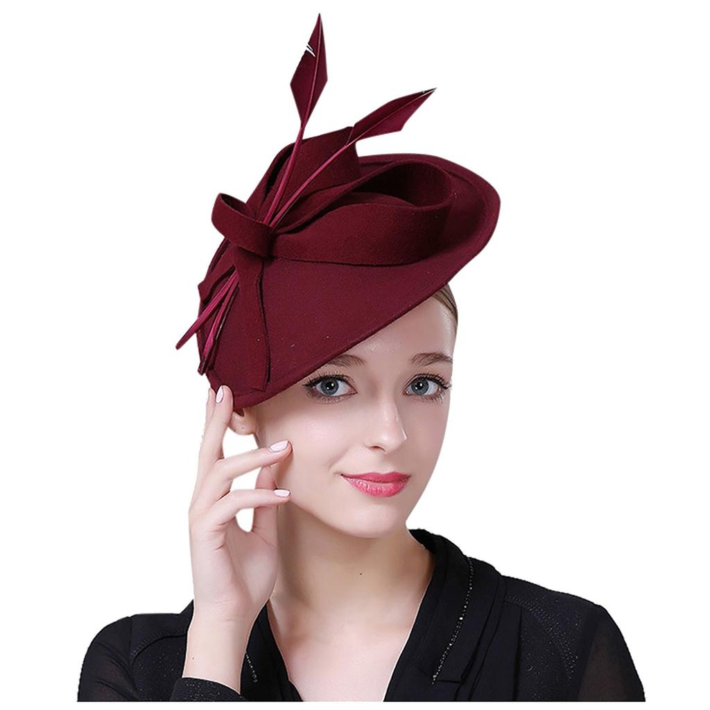 Fascinators Womens Flower Derby-Hat For 