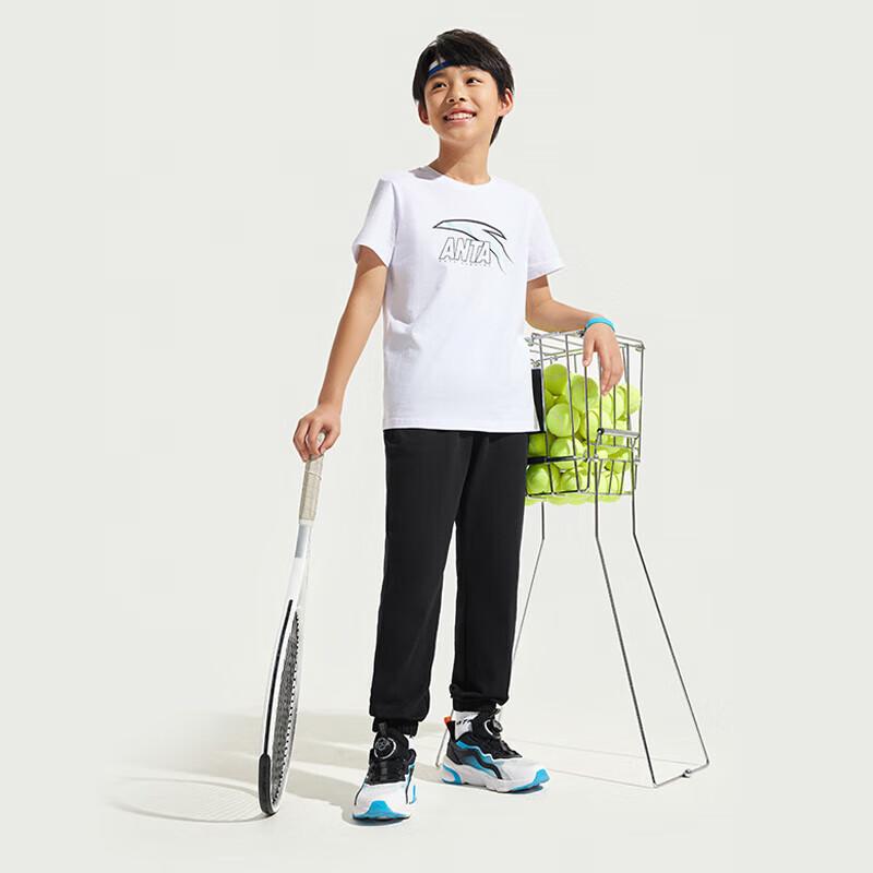 Anta Kids 2025 Summer Unisex Knit Sports Sweatpants