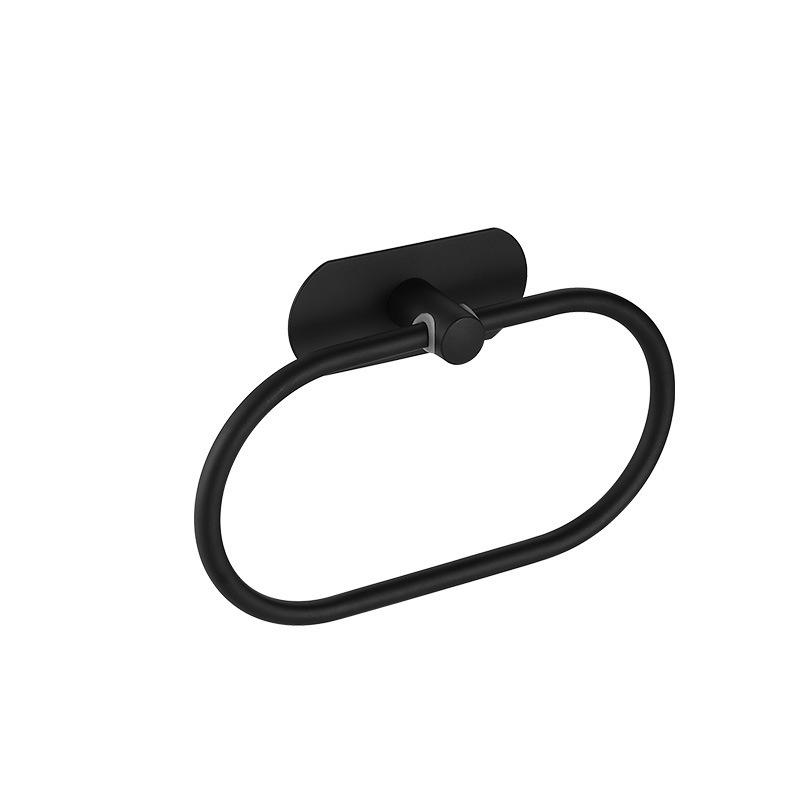 

Держатель для полотенец из нержавеющей стали, самоклеящаяся вешалка для полотенец в ванной, черная вешалка для мытья рук, рейка, аксессуары для хранения на кухне