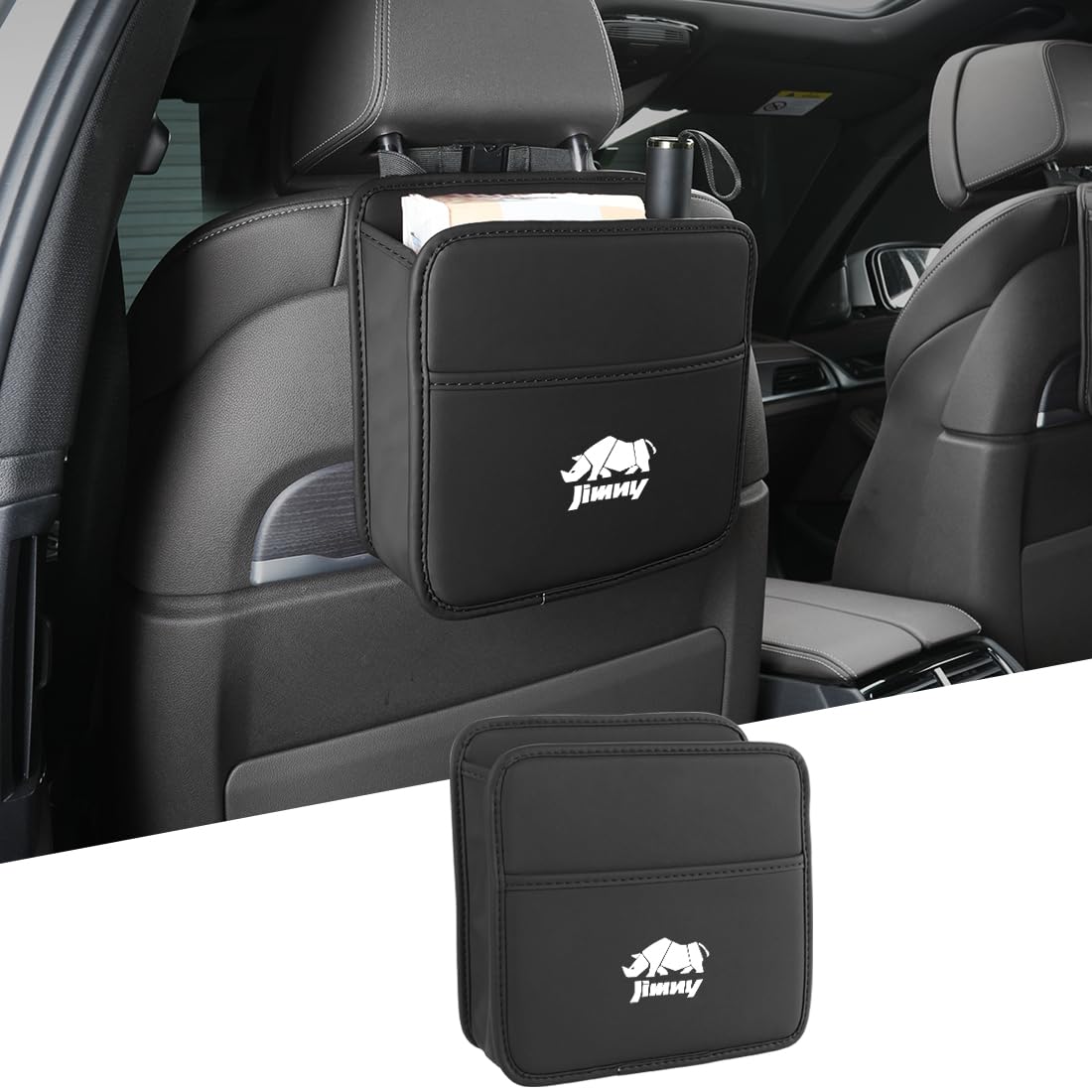 

Jimny Compatible Car Seat Back Pocket Storage Compatible with Jimny Nomad Sierra JB74 JB64 Large Small Item Headrest Waterproof and Hanging Car Easy
