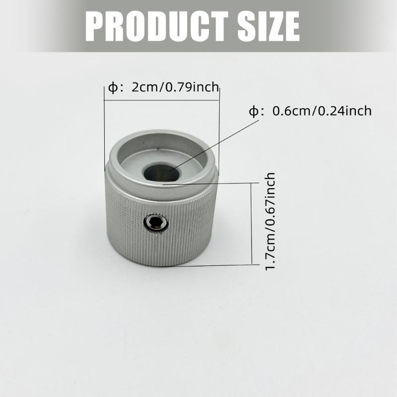 Metal Guitar Potentiometer Cap Easy Installation Holes Fit Most String Instruments