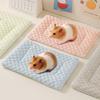 Breathable Hamster Cooling Mat Soft Hamster Nest Mat Portable Guinea Pig Bed Pad  Cage Mat