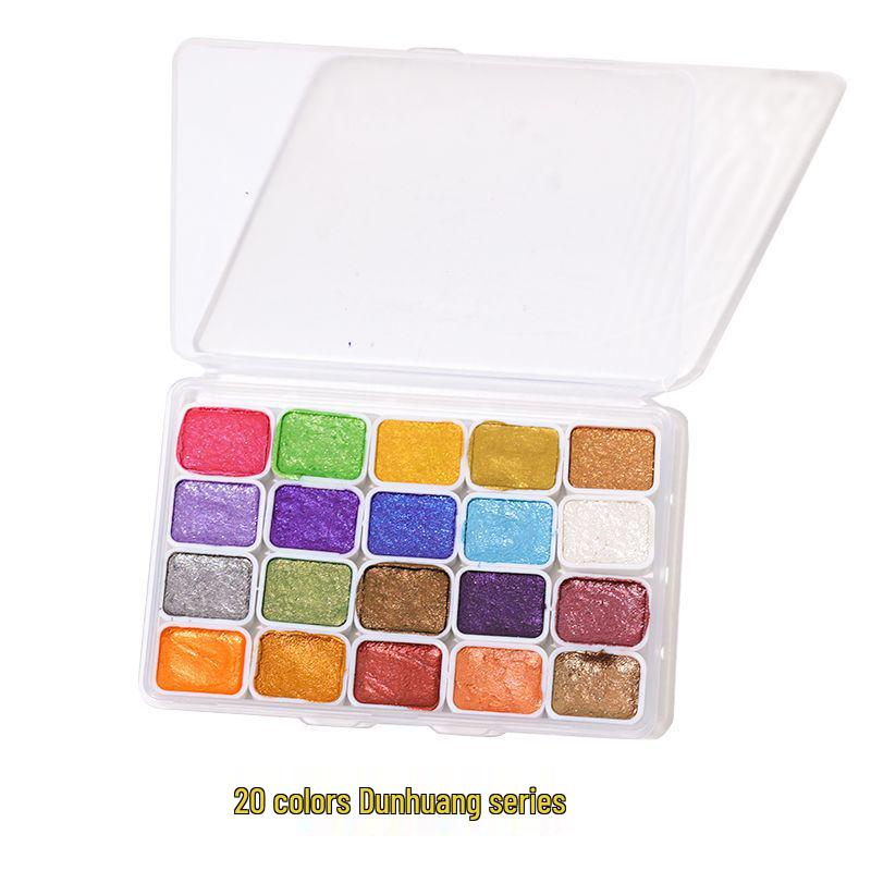 Vopsele Acuarelă Sidefate pentru Nail Art - Efecte Metalice Ombre & Marmură