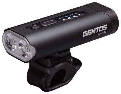 GENTOS AX-P2R Bike Light, USB Rechargeable, ANSI Compliant, Maximum 1000 Lumens, 1.5-13 Hours of Operational Run Time, Water-Resistant