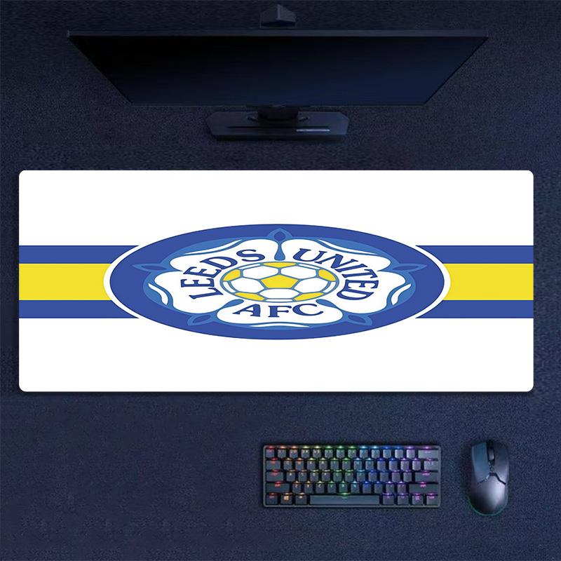 Leeds United Print Cushion Non-slip Laptop Tablet Big Mousepad XXL Mat Mini PC Playmat With Lock edge