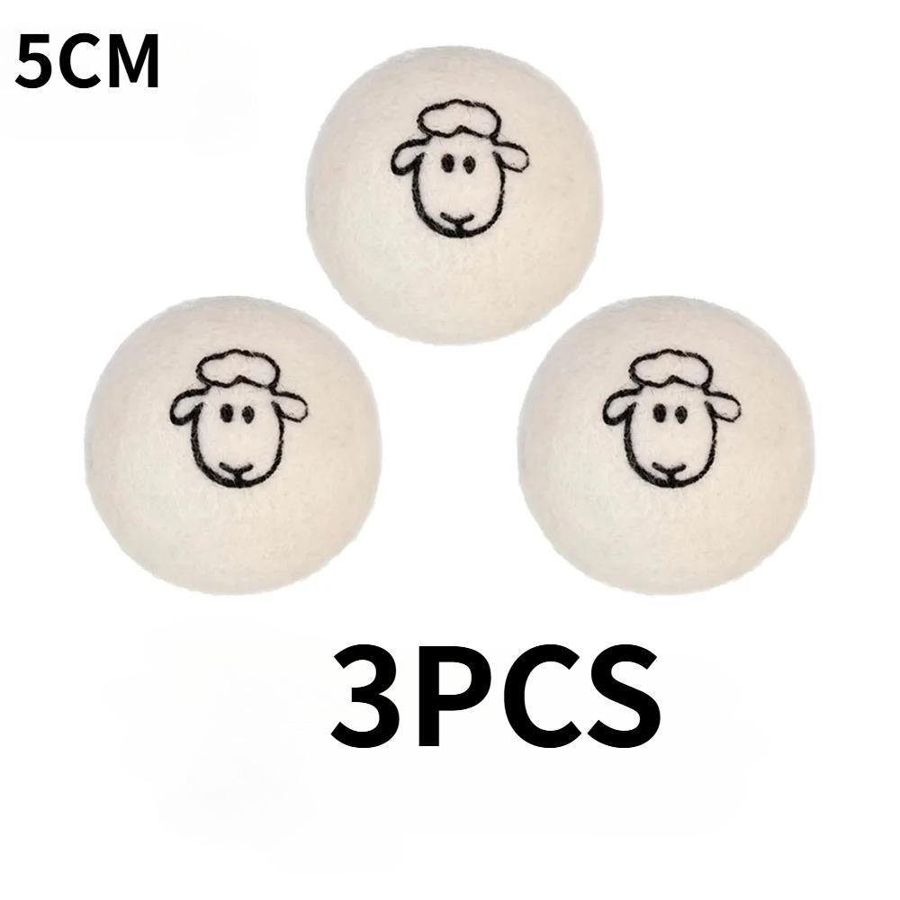 Household Wool Dryer Ball Reusable Washing Machine Quick-Dry Anti-Tangle Laundry Ball Clothe Softener Antistatic Cleaning Gadget