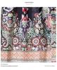 Original Design SS '25 Chiffon Blouse & Waist-Gathering Ruffle Long Dress Set with Collar Print, Long Sleeves.