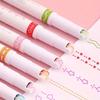 6Pcs/Set Creative Flower Shaped Curve Liner Pen 6 Colors Curve Liner Marker  Art Contour