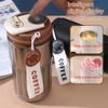 Smart Travel Mug with LED Temperature Display, Spill-Proof Leak-Proof Stainless Steel Coffee Mug, Temperature Control Travel Mug
