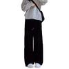 High Waist Casual Dragging Pants Y2K Drawstring Pants Women Soft Wide Leg Loose Pants  Lady