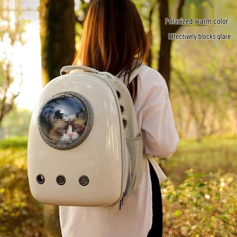 Portable Pet Backpack: Space Capsule for Cats & Dogs