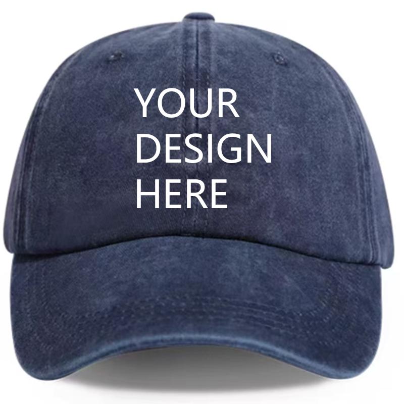 Individuelle Logo Retro Baseballkappe für Männer und Frauen DIY05 Design Buchstabe Hut Personalisierbare Kappe Grafikdruck Großhandel