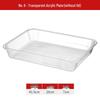 Wuhe Acrylic Transparent Rectangular Display Tray