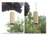 Japanese Antique Hand-Cranked Bamboo Wind Chimes: Ancient Style with Crystal and Copper Accents