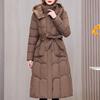 Frau Langen Mantel Winter Oberbekleidung Mode Dicke Warme Winter Parkas für Frauen Mantel Mit Kapuze