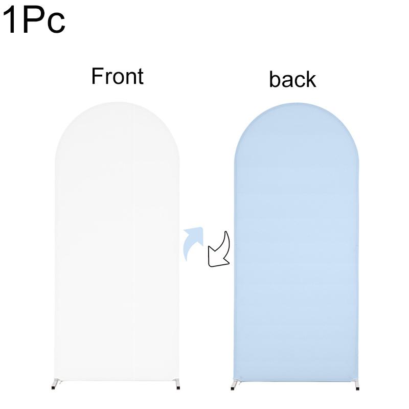 1PC Elastic Spandex Party Background Decor Double Sided Solid Color 4TF/6FT Baby Shower Backdrop Cover Wedding Birthday
