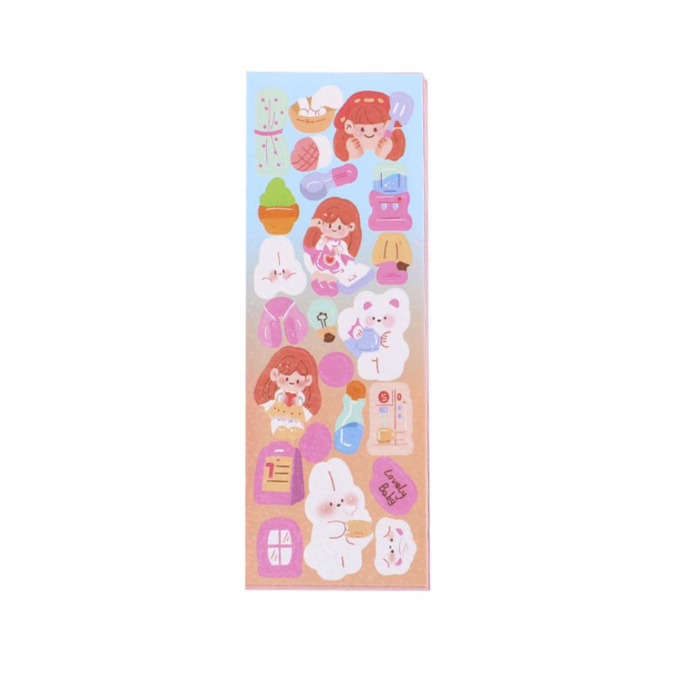 Guka Princess Dress-up Sticker Book for Girls Aged 3-6 - Laser Treasure Stickers Set