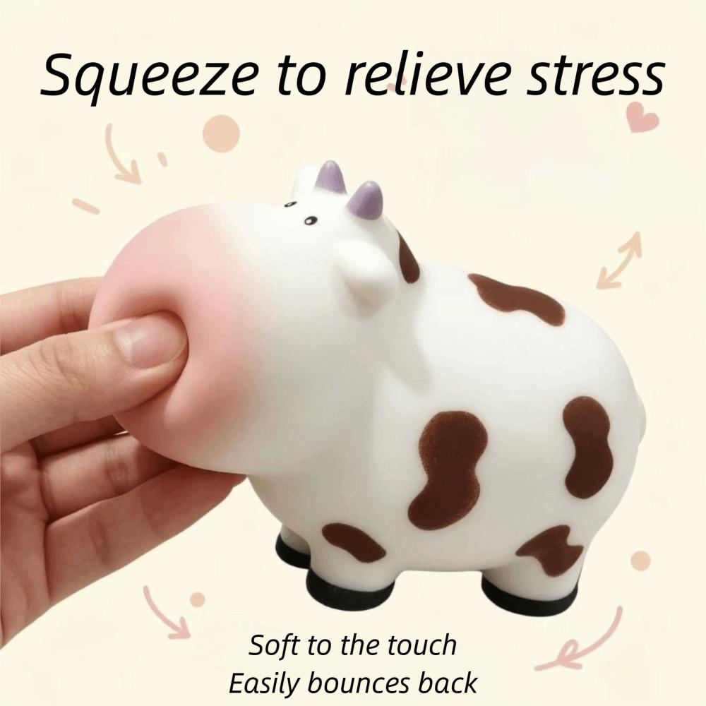 Slow Rising Simulation Cow Squishy Toy Slow Rebound Cow Slow Rebound Toy Decoration