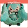 Mochila de Pelúcia Desenho Animado Hatsune Miku Com Armazenamento Para Uso Diário E Laptop de 10 Polegadas