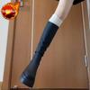 Fashion New in Fleece-Lined Round Toe Knee High Shaft Shoes Woman Fashion 2025 Hot Footwear Pu Cosplay Trend Gothic Long Boots for Women