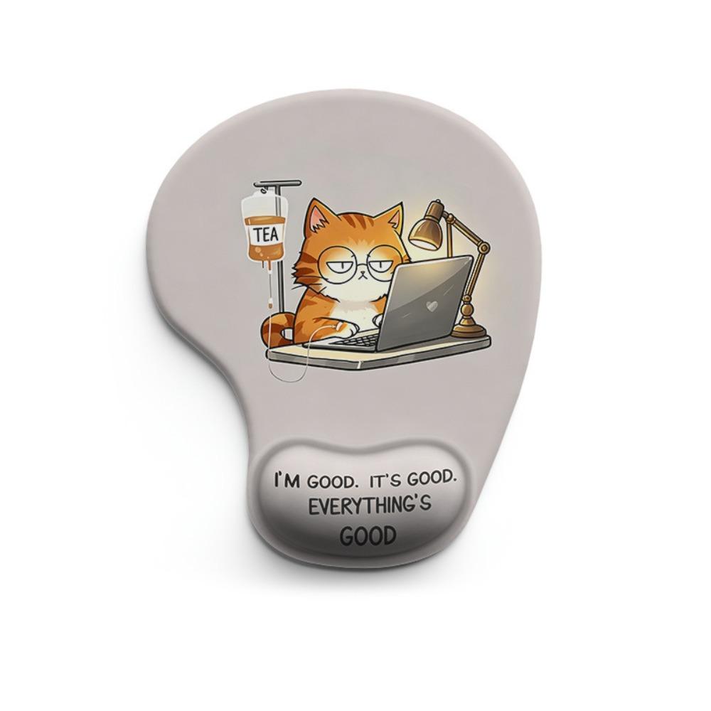Soft Cartoon Animal Mouse Pad Silicone Desktop Wrist Support Comfortable Wrist Rest  Computer MM27