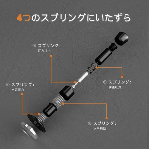 Presor Espresso Vandroop, 51mm, 25-35lbs, Presor de Cafea Ajustabil cu 4 Arcuri, Oțel Inoxidabil, Ajutor pentru Cafea, Feedback Auditiv, Presor Calibrat (5