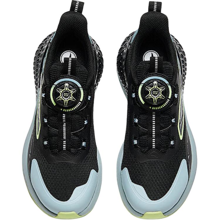 Anta Kids C37 Synthetic Leather Mesh Comfortable Versatile Lightweight Shock Absorption Low-Top Running Shoes Kids Running Shoes A12445519-4