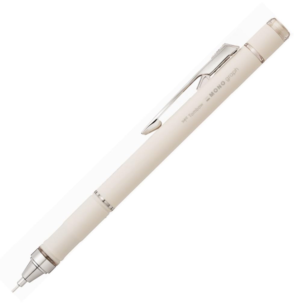

Tombow Pencil MONO MON Graph Grip Mechanical Pencil Soft Fit Greige 0.5mm (Comfortable Grip) DPA-151C