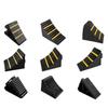 Anti-Slip Rubber Wheel Chocks & Wooden Ramp Pads - Portable Car Anti-Roll Stoppers