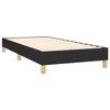 Maison Exclusive - Sommier à lattes de lit avec matelas Noir 100x200 cm Tissu