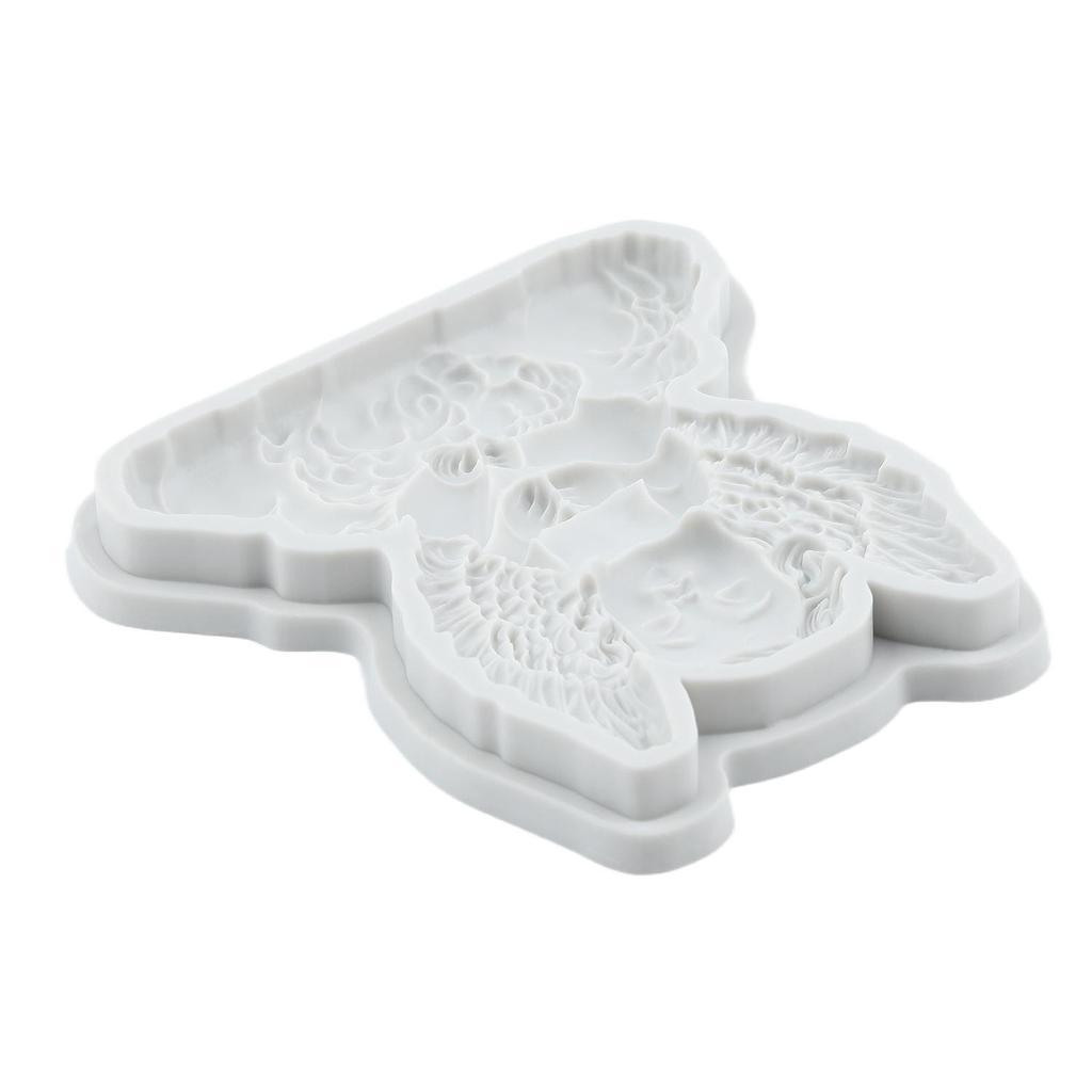 Angel Baby Silicone Molds Doll Fondant Mold Cake Decorating Tools Cupcake Topper Chocolate Candy Craft Gum Paste Polymer Clay