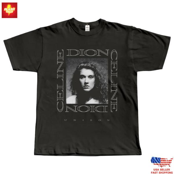 New Apparel Celine Dion Unison T-Shirt Vintage Album Cover Music Fan Tee Unisex T-Shirt XXXL