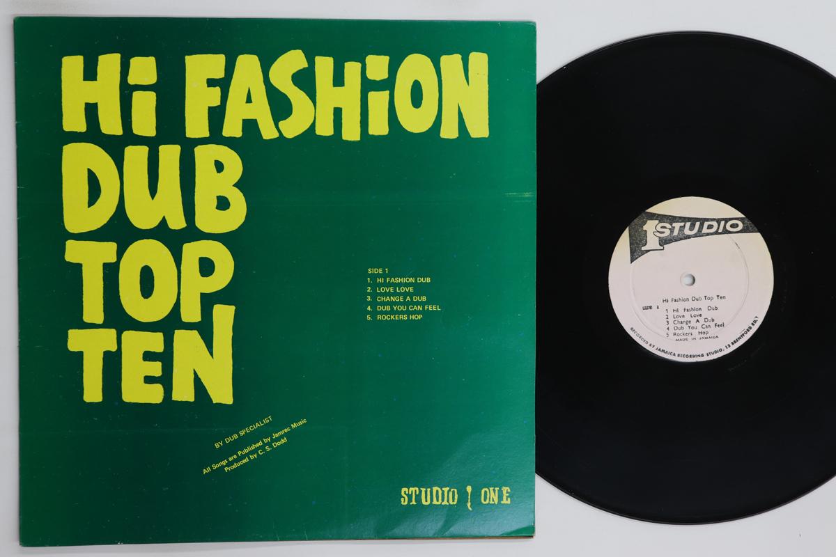 

LP Record DUB SPECIALIST Hi Fashion Dub Top Ten NONE STUDIO ONE 1974 Jamaica Reggae Ska Dub Used