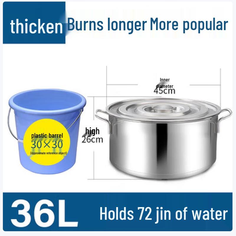 SIFAR Commercial Stainless Steel Stockpot with Lid