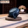 180ml Ancient Yixing Purple Clay Teapots Handmade Pan Pot Raw Ore Azure Mud Kettle With Filter Zisha Tea Set Cha Ornaments Craft