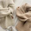 Knitted Scarf Student Scarf Ins Wind Versatile Solid Color Couple Korean Atmosphere Warm Neck Protection Scarf