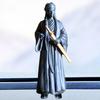 Chinese Knight-Errant Ornaments Resin Character Statue Landscape Bonsai Knight-Errant Miniature Sculpture For Cars Aquarium