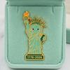 Decorative Brooch Cartoon Goddess Statue Design Zinc Alloy Brooch Pin Bag Sweater Suit Lapel Enamel Badge Outfit Accessory