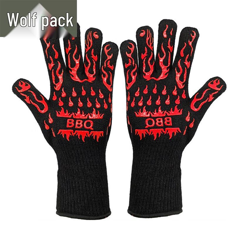 Thickened Heat Resistant BBQ & Baking Gloves