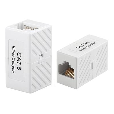 Acoplador de Rede RJ45 Cat6 Conector Ethernet Cat6A para Transferência de Dados Eficiente para Escritório Doméstico Ambiente Educacional