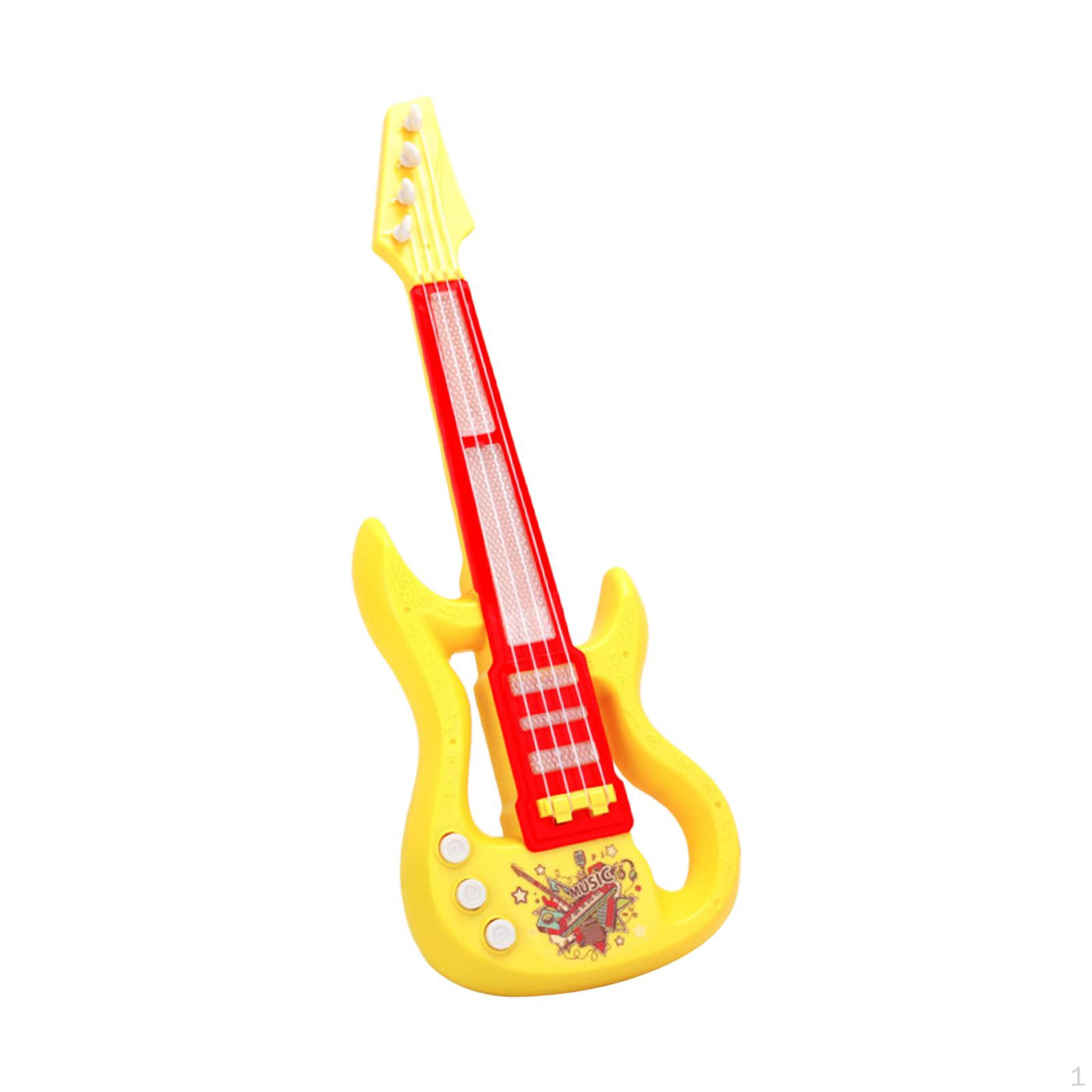 

Children s Musical Toy Guitar, Ukulele, Portable Electric Instrument for жовтий